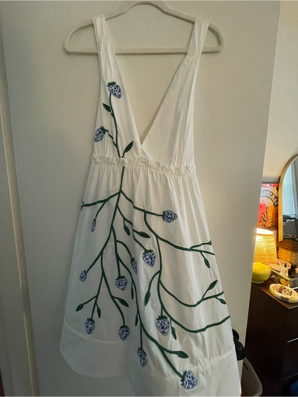 Maeve White Embroidered Floral Sundress - Picture 5 of 13